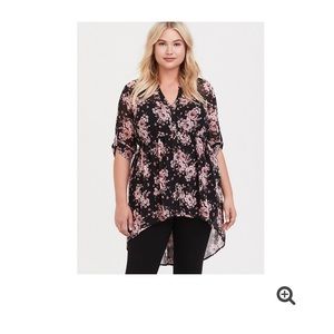 Torrid Breast Cancer Awareness Babydoll Tunic 4 4X